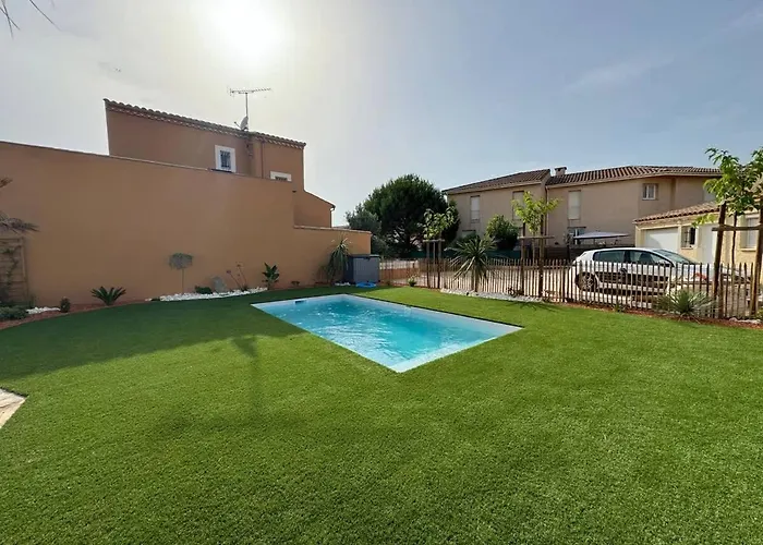Casa de Férias Valras-loc Familiale Avec Piscine *