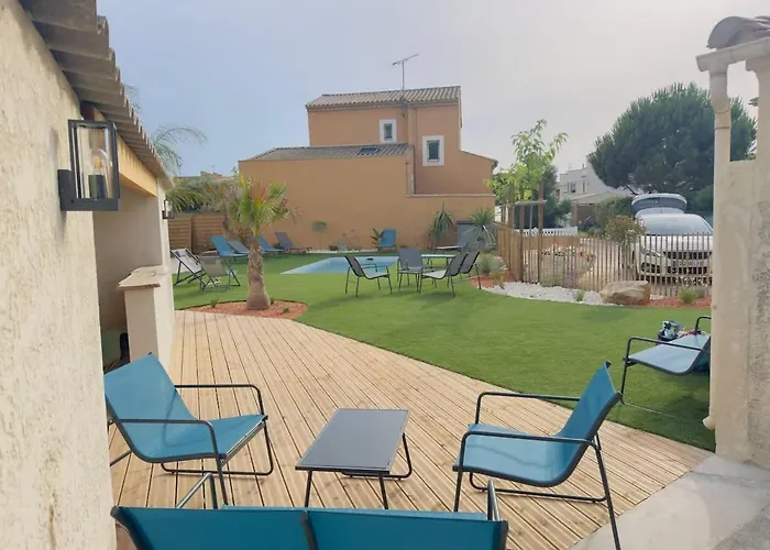 Casa de Férias Valras-loc Familiale Avec Piscine *
